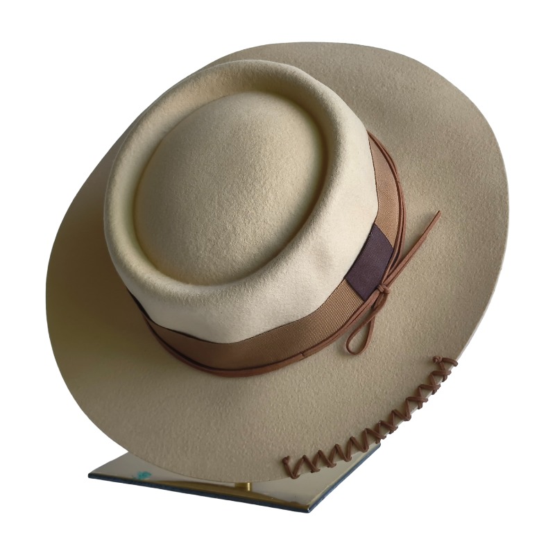 Fedora Hat Wool - หมวกขนสัตว์แท้ 100% ราคาถูก หมวกทรงพอร์คพาย ลดราคา ดีไซน์ทันสมัย