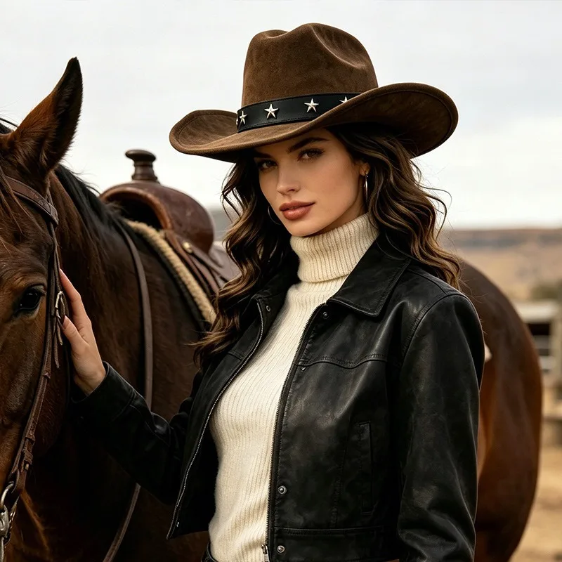 หมวกคาวบอยปีกกว้างสำหรับผู้หญิ - Fedora Hat Wool บทวิจารณ์และราคา