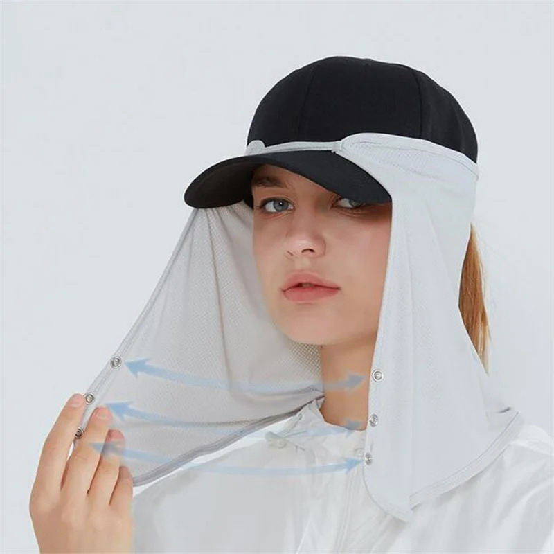 Quick Drying หมวกตกปลา Face คอ - Visor Sun Hat บทวิจารณ์และราคา
