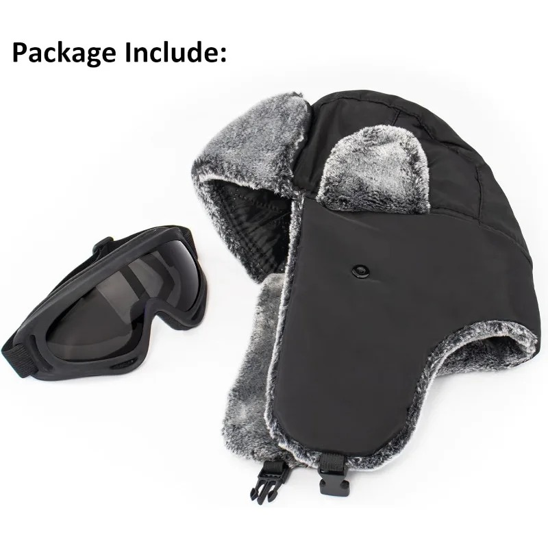 หมวกอูชันกาทหารลายทหารสำหรับเล - Winter Trapper Hat บทวิจารณ์และราคา