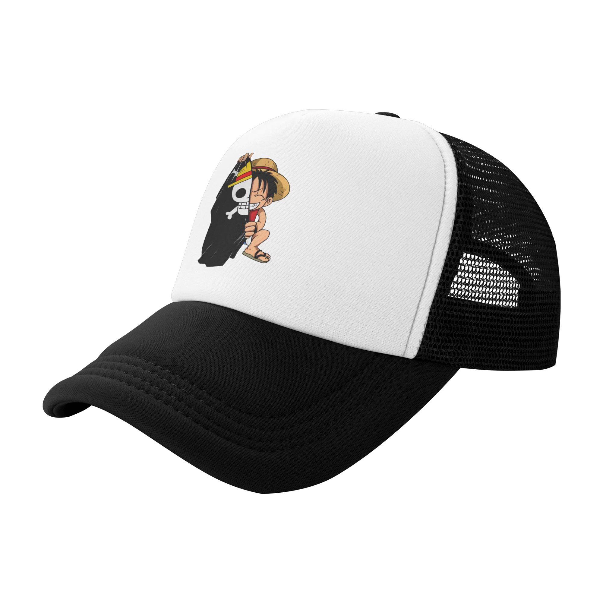 หมวกแก๊ปตาข่ายโฟมลายลูฟี่จากวั - Trucker Cap Mesh บทวิจารณ์และราคา